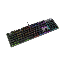 ŽAIDIMŲ KLAVIATŪRA JUODA JAV / FORGE GK310 RAUDONA MSI