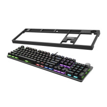 ŽAIDIMŲ KLAVIATŪRA JUODA JAV / FORGE GK310 RAUDONA MSI