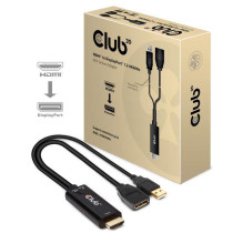 I / O ADAPTERIS HDMI Į DP / ACTIVE M / F CAC-1331 CLUB3D I / O ADAPTERIS HDMI Į DP / ACTIVE M / F CAC-1331 CLUB3D