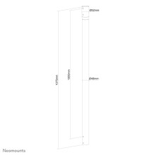MONITOR ACC POLE MOUNT 107.5CM / NS-EP100BLACK NEOMOUNTS MONITOR ACC POLE MOUNT 107.5CM / NS-EP100BLACK NEOMOUNTS