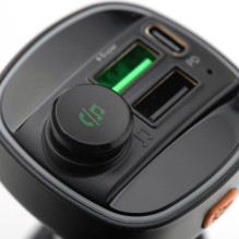 Transmiter for car Blue Star Wave L2 RGB Classy light typ C x1 USB x2 20W black Transmiter for car Blue Star Wave L2 RGB Classy light typ C x1 USB x2 20W black