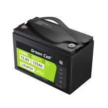 Green Cell Žalias Cell CUBE LiFePO4 125Ah 12,8V 1600Wh liio geležies fosfato baterija kemperiui, sauls energijai, neprij Green Cell Žalias Cell CUBE LiFePO4 125Ah 12,8V 1600Wh liio geležies fosfato baterija kemperiui, sauls energijai, neprij