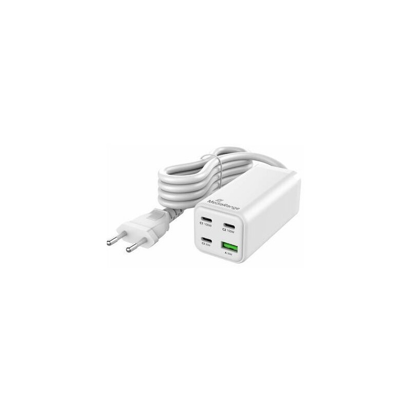 Power adapter MediaRange USB 100W / GAN fast MRMA124 MEDIARANGE MRMA124 (4262543441832)