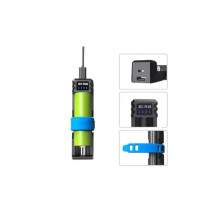 Greitas baterijų įkroviklis 3.7V / 1.2V XTAR SC1 + USB-C išorinė baterija