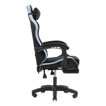 Mars Gaming MGC-X audinio kompiuterinių žaidimų kėdė, paminkštinta sėdynė, juoda, Blue Mars Gaming MGC-X audinio kompiuterinių žaidimų kėdė, paminkštinta sėdynė, juoda, Blue