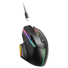 Mars Gaming MMWVECTOR pelė Dešinės rankos RF belaidė + „Bluetooth“ + USB A tipo optinė 12000 DPI
