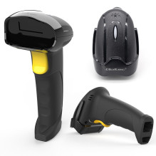 Belaidis Brūkšninio Kodo Skaitytuvas - Qoltec 50856 1D 2D 2.4GHz Juodas