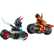 Žaislų Rinkinys - LEGO NINJAGO 71838 Kai motociklo greičio lenktynės 79 elementai 2 minifigūrėlės Žaislų Rinkinys - LEGO NINJAGO 71838 Kai motociklo greičio lenktynės 79 elementai 2 minifigūrėlės