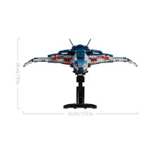 Konstruktorius - LEGO MARVEL Quinjet 76325 1131 Detalės 5 Minifigūrėlės