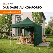 Shopping Tent 2x2 Green Zeltpro PROFRAME Shopping Tent 2x2 Green Zeltpro PROFRAME