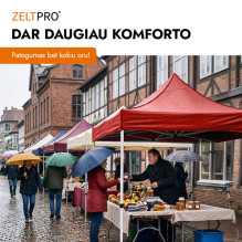Shopping Tent 2x2 Red Zeltpro PROFRAME Shopping Tent 2x2 Red Zeltpro PROFRAME