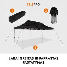 Shopping Tent 4x8 White Zeltpro TITAN