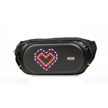 Divoom Pixoo sling bag C Premium Weather proof with Led Pixel Art Display &amp; App Control Black