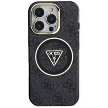 „Guess GUESS“ dėklas, skirtas „iPhone 16 Pro“, suderinamas su „MagSafe GUHMP16LHG4PRTGK“ (IML metalinis blizgučių 4G aps