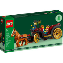 Konstravimo Rinkinys - LEGO 40603 Wintertime Carriage Ride, 153 Dalys, 3 Minifigūrėlės