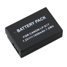 Replacement battery Canon LP-E17 (without chip), 1040mAh