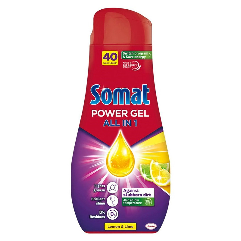 Dishwasher gel Somat Power Gel ALL IN 1, 0.720 l