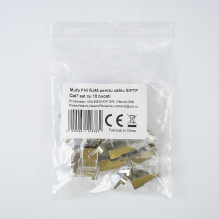 PNI RJ45 lizdas Cat7 UTP kabelių rinkiniui su 10bc PNI RJ45 lizdas Cat7 UTP kabelių rinkiniui su 10bc