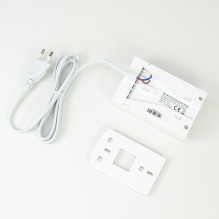 Kit PNI Safe House 400 gas sensor and solenoid valve 3 / 4 inch, sound and light alarm, 85dB, detected natural gas, meth