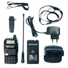 Bax 10bc Nešiojama VHF / UHF radijo stotelė CRT FP00 dviejų dažnių 144-146 ir 430-440 MHz juoda, VOX, 128 kanalai, skena Bax 10bc Nešiojama VHF / UHF radijo stotelė CRT FP00 dviejų dažnių 144-146 ir 430-440 MHz juoda, VOX, 128 kanalai, skena