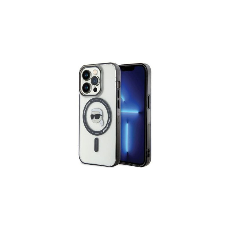 Karl Lagerfeld Apple iPhone 15 Pro HC MAGSAFE IML KH permatomas
