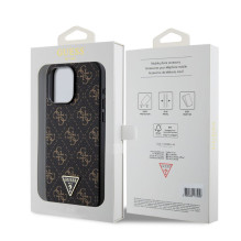Guess Apple iPhone 15 Pro Max 4G Triangle Metal Logo Black Guess Apple iPhone 15 Pro Max 4G Triangle Metal Logo Black