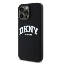 DKNY Apple iPhone 15 Pro Max 6.7 dėklas, skysto silikono, baltos spalvos, su spausdintu logotipu, MagSafe Black DKNY Apple iPhone 15 Pro Max 6.7 dėklas, skysto silikono, baltos spalvos, su spausdintu logotipu, MagSafe Black