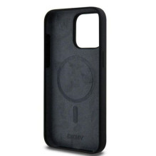 DKNY Apple iPhone 15 Pro Max 6.7 dėklas, skysto silikono, baltos spalvos, su spausdintu logotipu, MagSafe Black DKNY Apple iPhone 15 Pro Max 6.7 dėklas, skysto silikono, baltos spalvos, su spausdintu logotipu, MagSafe Black