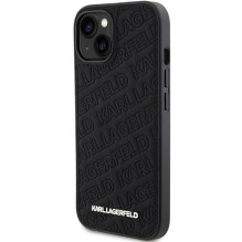 Karl Lagerfeld Apple Karl Lagerfeld Quilted K Pattern case for iPhone 15 - black Karl Lagerfeld Apple Karl Lagerfeld Quilted K Pattern case for iPhone 15 - black
