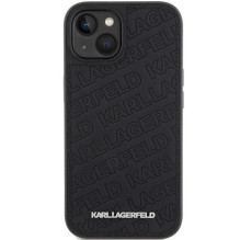 „Karl Lagerfeld“ dygsniuotas „Apple“ dėklas „iPhone 15“ su K raštu – juodas „Karl Lagerfeld“ dygsniuotas „Apple“ dėklas „iPhone 15“ su K raštu – juodas
