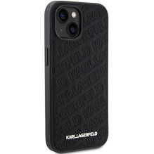 „Karl Lagerfeld“ dygsniuotas „Apple“ dėklas „iPhone 15“ su K raštu – juodas „Karl Lagerfeld“ dygsniuotas „Apple“ dėklas „iPhone 15“ su K raštu – juodas