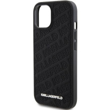 Karl Lagerfeld Apple Karl Lagerfeld Quilted K Pattern case for iPhone 15 - black Karl Lagerfeld Apple Karl Lagerfeld Quilted K Pattern case for iPhone 15 - black