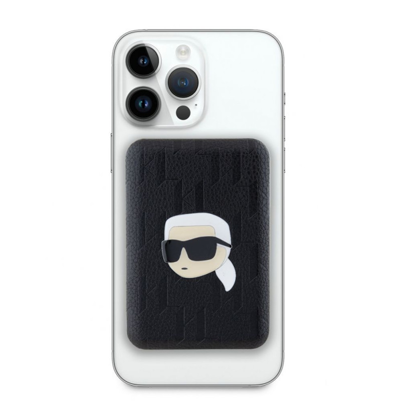 Karl Lagerfeld Karl Lagerfeld Embossed Karl Head MagSafe Powerbank 5000mAh Black