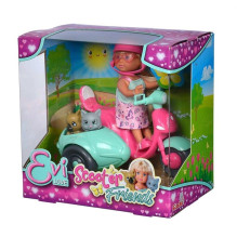 Doll El with scooter