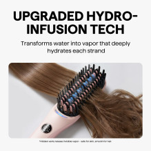 Plaukų formavimo šukos Wavytalk SteamBrush Pro rožinės Plaukų formavimo šukos Wavytalk SteamBrush Pro rožinės