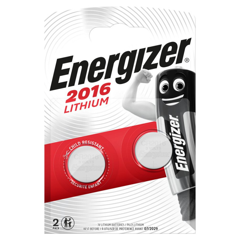 Baterija - Energizer CR2016 3 V - 2 Vnt.