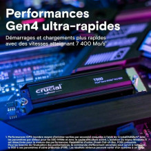 Dysk SSD T500 4TB M.2 NVMe 2280 PCIe 4.0 7000 / 6900 Radiator