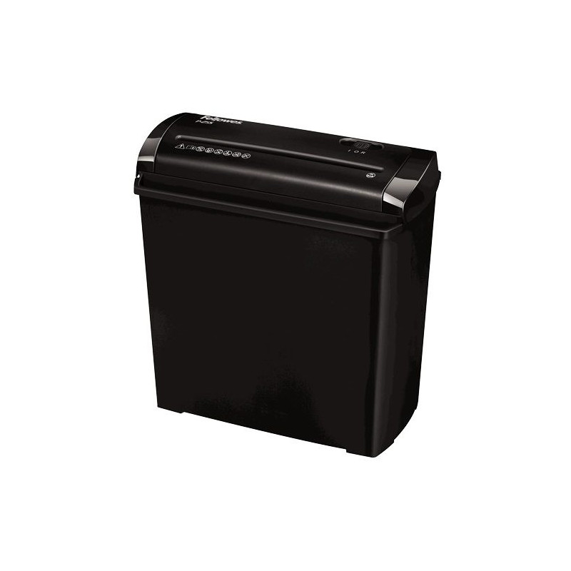 Fellowes P-25S popieriaus smulkintuvas Juostelių smulkintuvas 22 cm Juoda Pilka