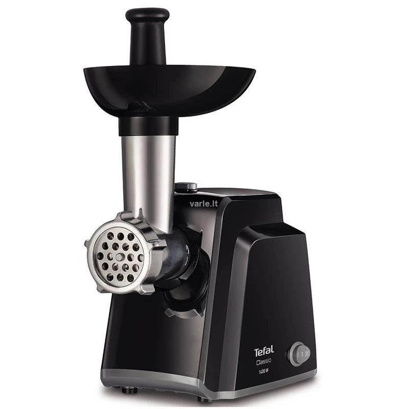 Tefal NE105838 mincer 1400 W Black Stainless steel