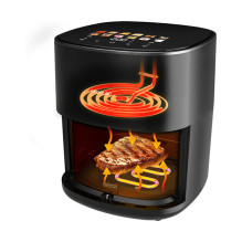 Heiluftfritteuse Cecofry&Grill Duoheat 6500 (schwarz, 2.200 Watt, Korb 6,5 Liter, mit Sichtfenster, doppeltes Heizel Heiluftfritteuse Cecofry&Grill Duoheat 6500 (schwarz, 2.200 Watt, Korb 6,5 Liter, mit Sichtfenster, doppeltes Heizel