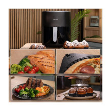 Heiluftfritteuse Cecofry&Grill Duoheat 6500 (schwarz, 2.200 Watt, Korb 6,5 Liter, mit Sichtfenster, doppeltes Heizel Heiluftfritteuse Cecofry&Grill Duoheat 6500 (schwarz, 2.200 Watt, Korb 6,5 Liter, mit Sichtfenster, doppeltes Heizel