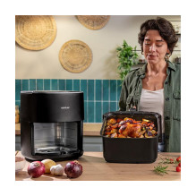 Heiluftfritteuse Cecofry&Grill Duoheat 6500 (schwarz, 2.200 Watt, Korb 6,5 Liter, mit Sichtfenster, doppeltes Heizel Heiluftfritteuse Cecofry&Grill Duoheat 6500 (schwarz, 2.200 Watt, Korb 6,5 Liter, mit Sichtfenster, doppeltes Heizel