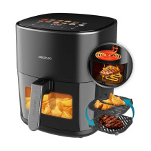 Heiluftfritteuse Cecofry&Grill Duoheat 6500 (schwarz, 2.200 Watt, Korb 6,5 Liter, mit Sichtfenster, doppeltes Heizel Heiluftfritteuse Cecofry&Grill Duoheat 6500 (schwarz, 2.200 Watt, Korb 6,5 Liter, mit Sichtfenster, doppeltes Heizel