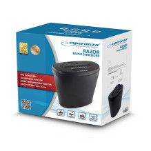 Esperanza EN103 paper shredder 22 cm Black Esperanza EN103 paper shredder 22 cm Black