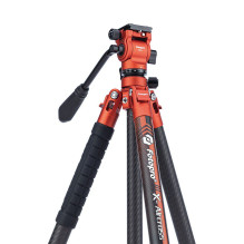 Kameros Trikojis - Fotopro X Aircross 3 Lite Vaizdo Anglies Oranžinis Kameros Trikojis - Fotopro X Aircross 3 Lite Vaizdo Anglies Oranžinis