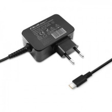 Nešiojamo kompiuterio įkroviklis - Qoltec 51024 65 W USB-C PD įkroviklis Juodas
