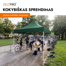 Shopping Tent 3x2 Green Zeltpro PROFRAME