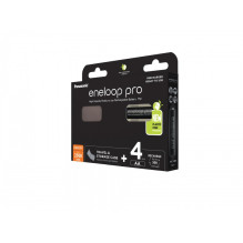 Įkraunama Baterija - Panasonic Eneloop Pro BK-3HCDEC4CP, 2500 mAh, 4 Vnt. Su Dėklu Įkraunama Baterija - Panasonic Eneloop Pro BK-3HCDEC4CP, 2500 mAh, 4 Vnt. Su Dėklu