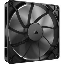 Korpuso Ventiliatorius - Corsair RS140 140 mm 4 kontaktų PWM 330-1700 aps. / min. 95,5 CFM Juodas