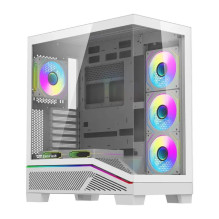 Kompiuterio Korpusas - DarkFlash K430 , ATX , 6 Ventiliatoriai , USB-C , Balta Kompiuterio Korpusas - DarkFlash K430 , ATX , 6 Ventiliatoriai , USB-C , Balta